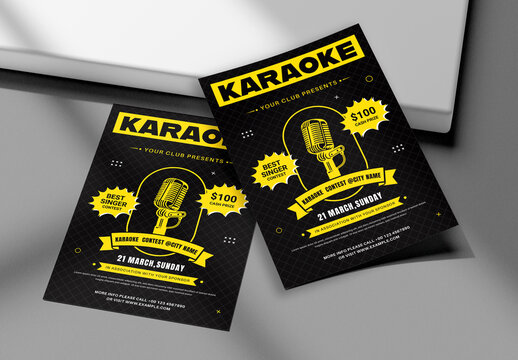Karaoke Flyer Template