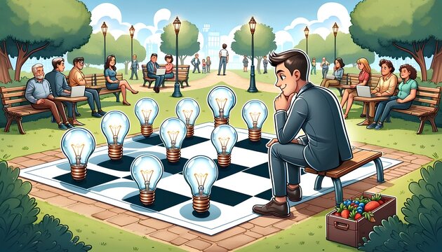 A professional business setting with a close-up view of a strategic planning session, featuring hands pointing at charts and graphs, with digital devices and office supplies on the table.