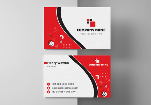 New Business Card Layout
