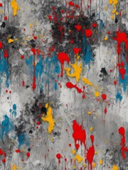 abstract painting on canvas illustration