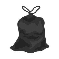garbage bag trash waste illustration