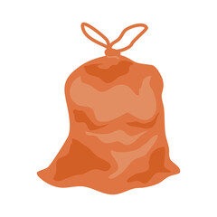 Rotting garbage in waste bag