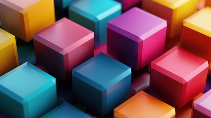 Obraz premium An artist of colorful geometric showcasing of geometric of kite shape background 