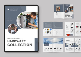 Product Hardware Catalogue Template Layout - Powered by Adobe