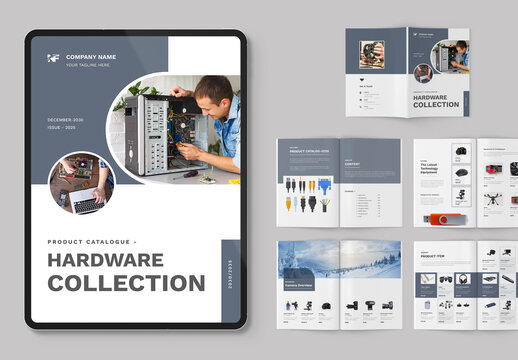 Product Hardware Catalogue Template Layout