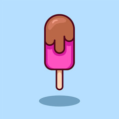 Vector illustration Ice Cream. Vector design Ice Cream. Ice Cream Vector Cartoon design illustration and icon for website, digital and print