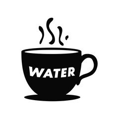 Cup of coffee icon. Cup flat icon