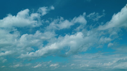 Dynamic Weather Change. Nature Weather Blue Sky. B Roll Cloudscape. Nature Weather Blue Sky.