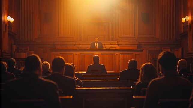 Atmosphere of court cases