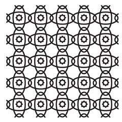 Islamic Geometric Outline Pattern