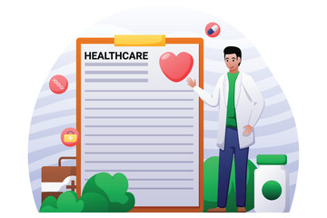 Medical and Healthcare Flat Design