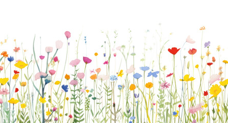 PNG  Pastel flower field nature backgrounds outdoors.