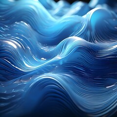 abstract background featuring overlapping wave like shapes in shades of blue and the design
