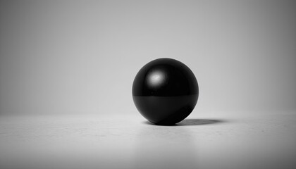 Close up of sphere ball with black and white background