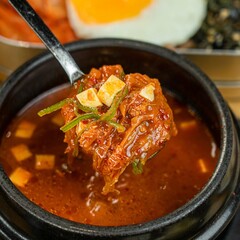 Korean Barbecue and Side Dishes, Jeju Island, South Korea