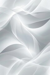 Obraz premium White abstract background with smooth lines. illustration for your design