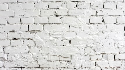 Whitewashed brick wall
