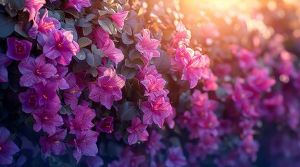 Fototapeta premium The image shows a beautiful pink flower in full bloom with a blurred background.