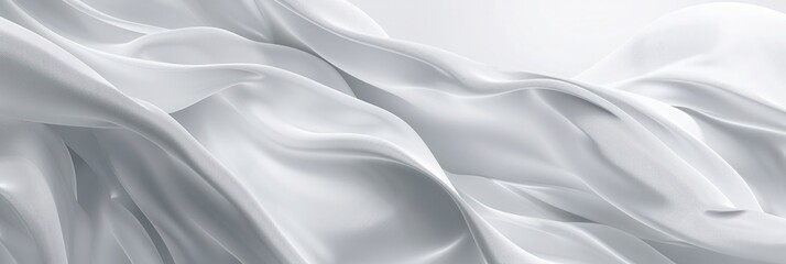Obraz premium White abstract background with smooth lines. illustration for your design