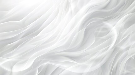Obraz premium White abstract background with smooth lines. illustration for your design