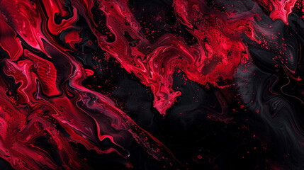 Desktop background, luscious red, inviting black, abstract feminine
