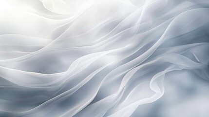 Obraz premium White abstract background with smooth lines. illustration for your design