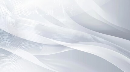 White abstract background with smooth lines. illustration for your design