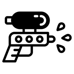 Water gun icon. 