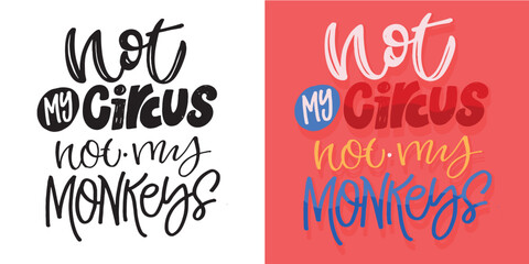 Cute hand drawn doodle lettering. Lettering for tee, mug print, postcard. 100% vector image
