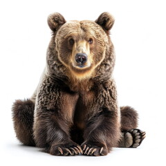 Fototapeta premium bear on white background