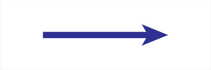 Obraz premium blue long arrow