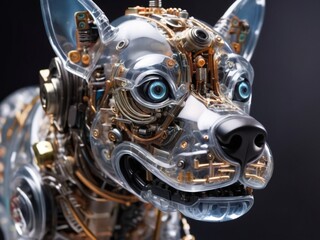 Fototapeta premium close up of a robot