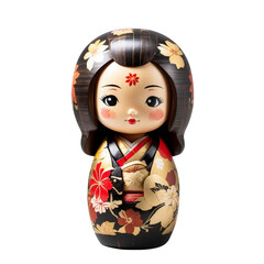 和服を着た女性の人形