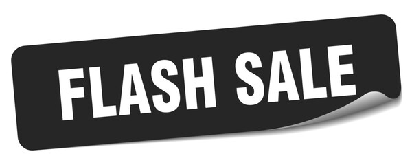 flash sale sticker. flash sale label