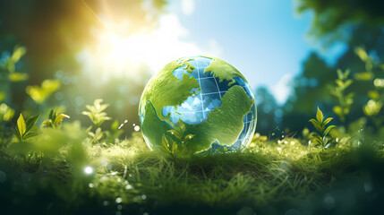 Earth is in the middle of an empty field