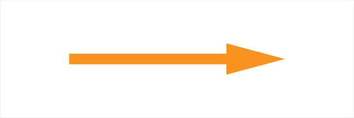 Long straight double arrow eps 10 