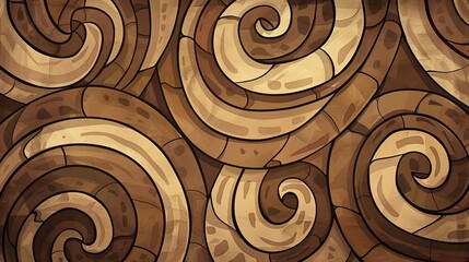 Vintage curly background. Great for book covers, advertising, and more.
