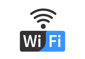 wifi and Wireless icon. Internet connection. Wireless Network icon. Vector illustration