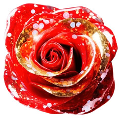 PNG  Red rose flower petal plant. AI generated Image by rawpixel.