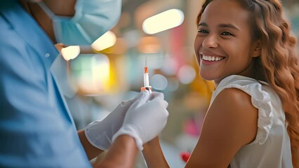 Healthcare promotion; vaccine awareness; pharmacy banner.generative ai