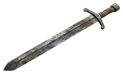 PNG Viking sword weaponry dagger blade.