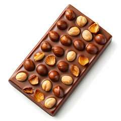 chocolate bar with nuts