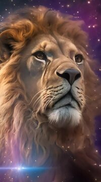 The lion king again sees his prey from space