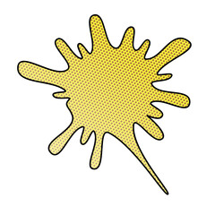 halftone cartoon or comics style speech bubble or speech balloon
