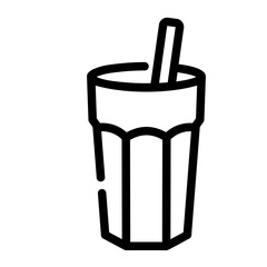 lemonade outline icon