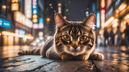AI image generator for street cats