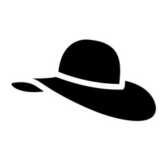 pamela hat glyph icon