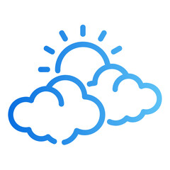 cloud gradient icon