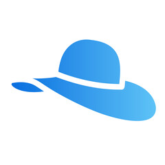 pamela hat gradient icon