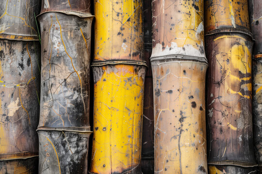 Old amboo stems background